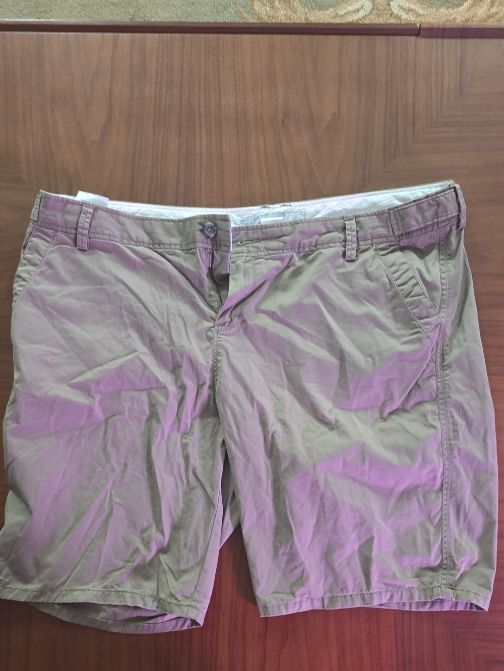 Old Navy Olive Green Low-Rise Shorts